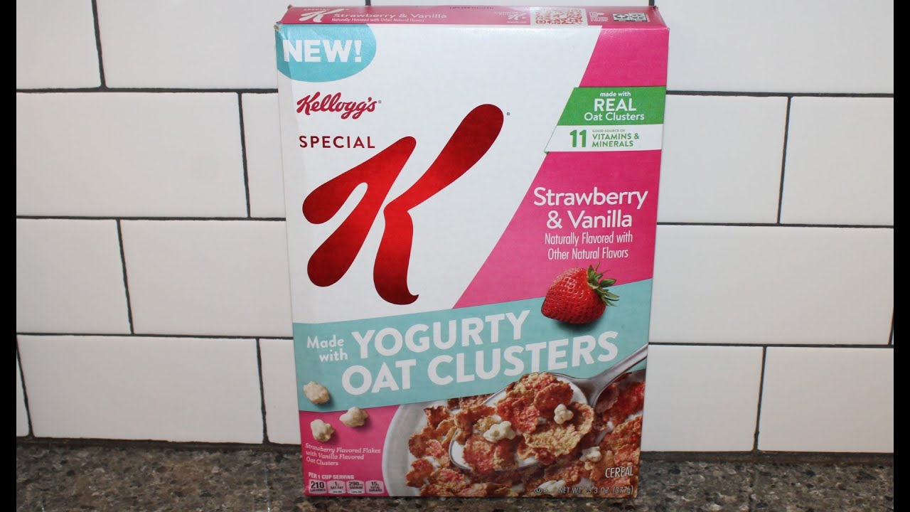 Kellogg’s Special K Strawberry & Vanilla Made with Yogurty Oat Clusters Cereal Review