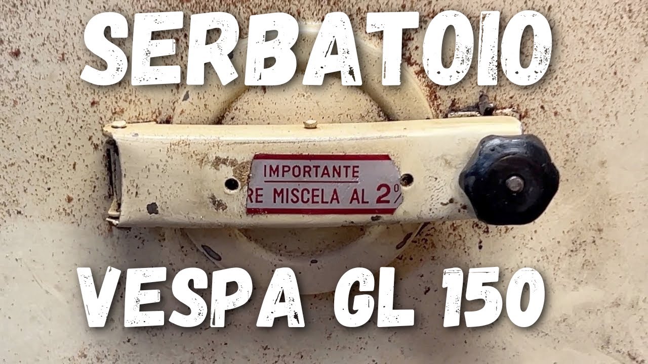 Smontaggio serbatoio  Vespa GL 150