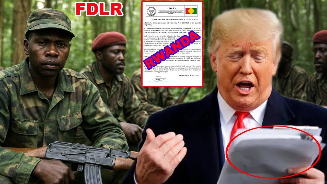 BICAYE UVIRA🚨ABAJENOSIDERI BA FDLR BANDIKIYE TRUMP IBARUWA BAMUSHIMIRA!