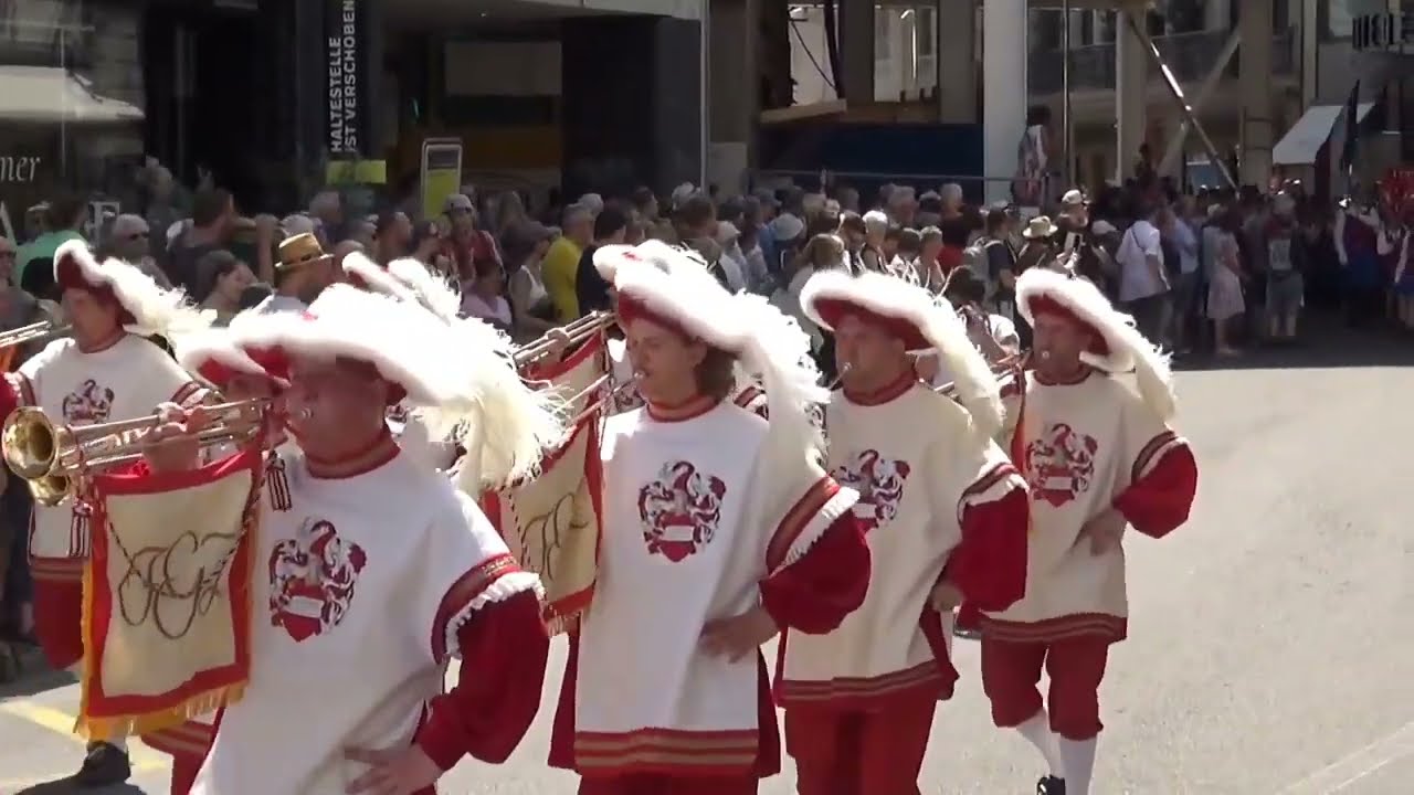 Fanfarenzug Zell i.m.w. 1959 e Pifferi Tamburi Baio Dora Basel Tattoo Parade #basel