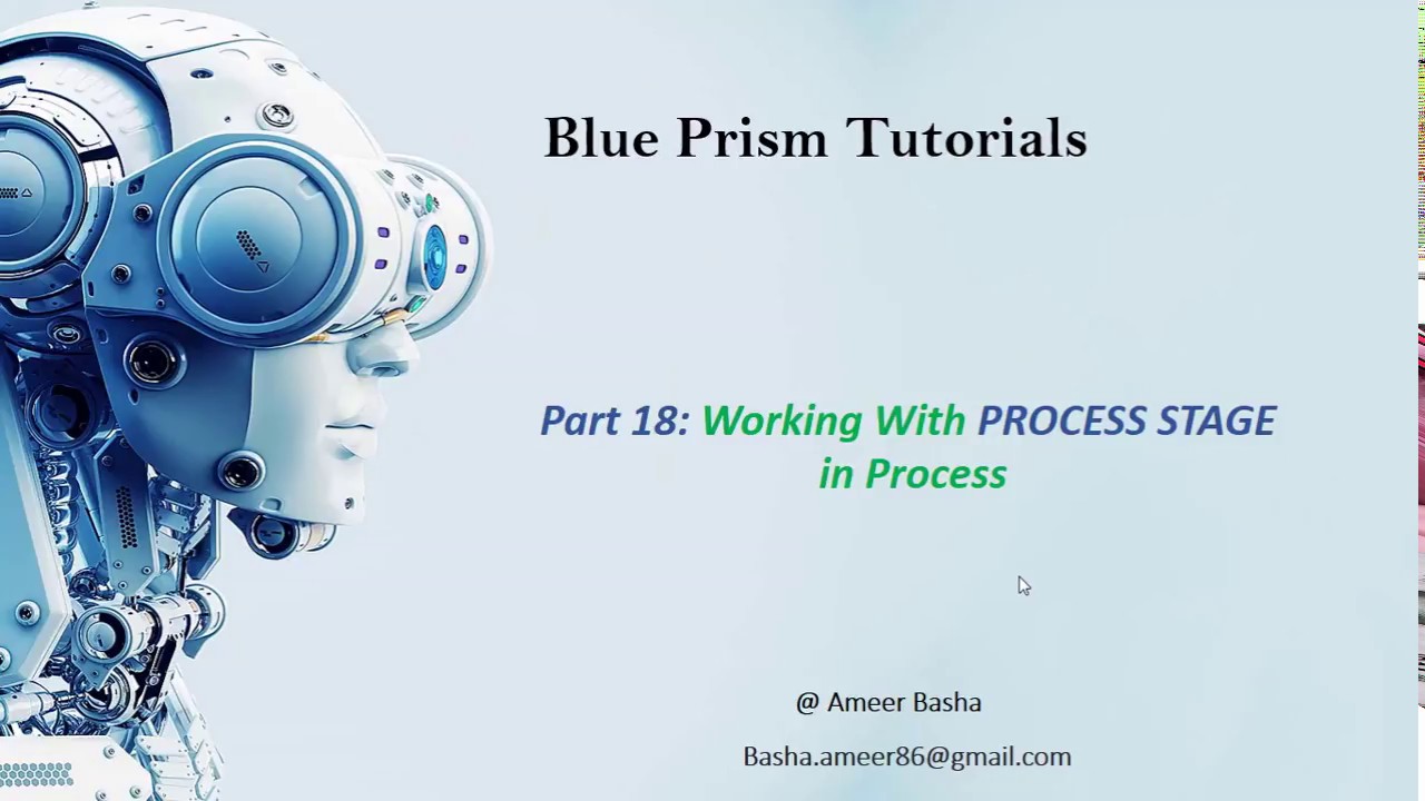 (Blue Prism) Part 18 : Working with PROCESS Stage in process