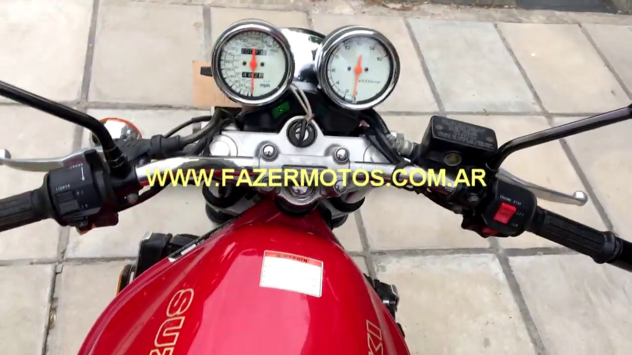 Prueba de Suzuki GSF 400 despues de una reparacion completa