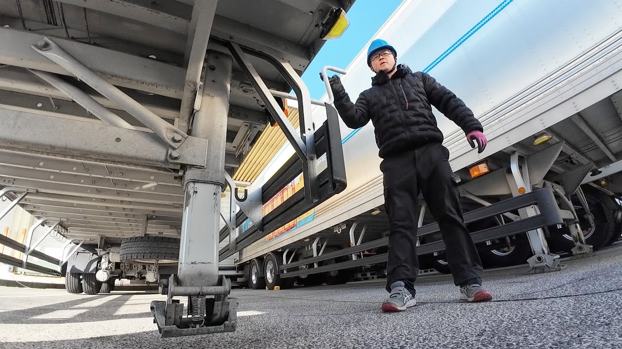 【長距離トレーラー運転手POV】四国→福島 長距離トラック運転手の日曜日