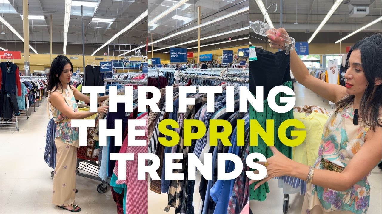 THRIFTING SPRING 2025 TRENDS!