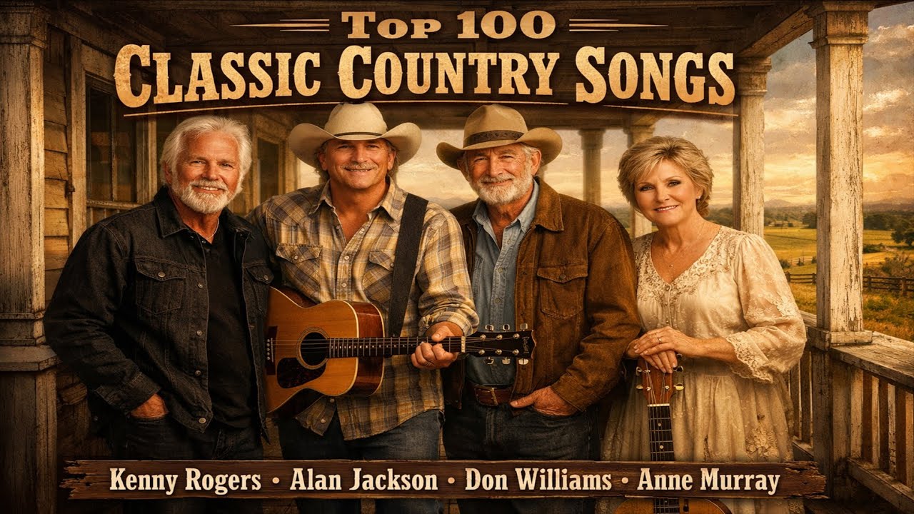 Top 100 Classic Country Songs 🎸 | Kenny Rogers, Alan Jackson, Don Williams & Anne Murray