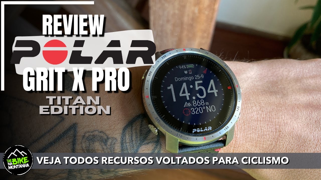 POLAR GRIT X PRO TITAN, É BOM PRA CICLISMO? - REVIEW