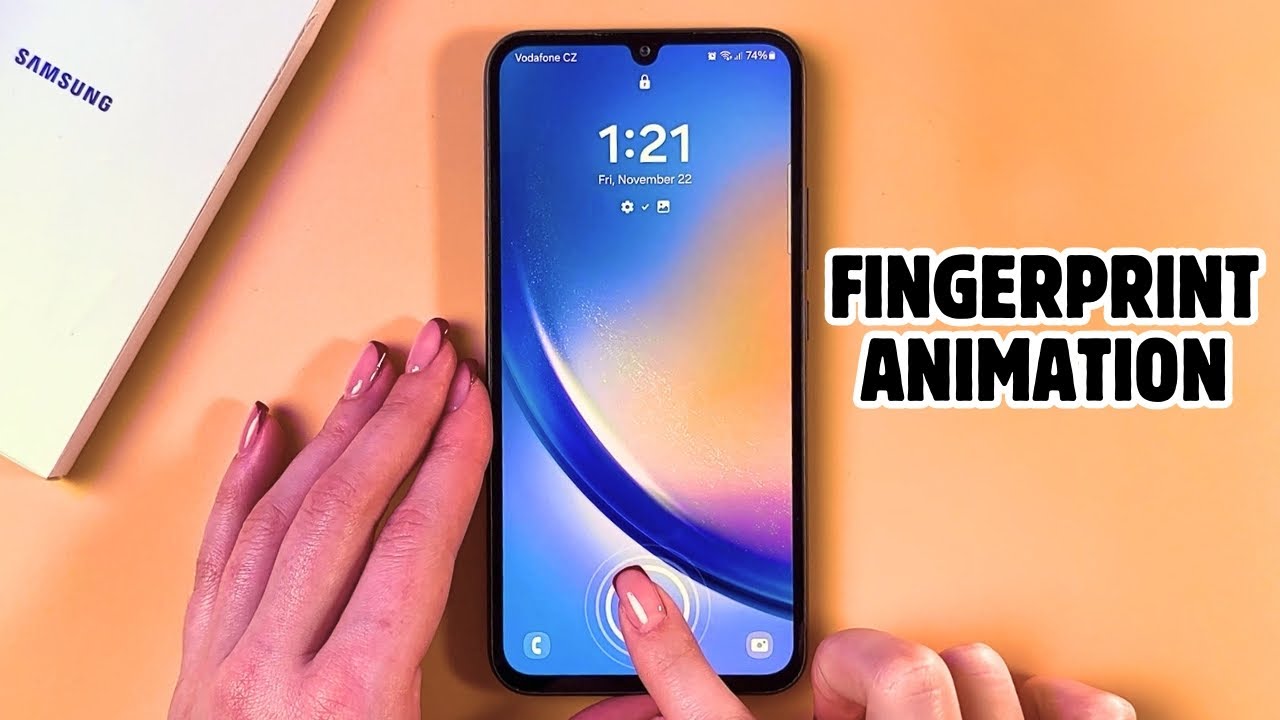 How to Enable or Disable Fingerprint Animation on the Samsung Galaxy A34