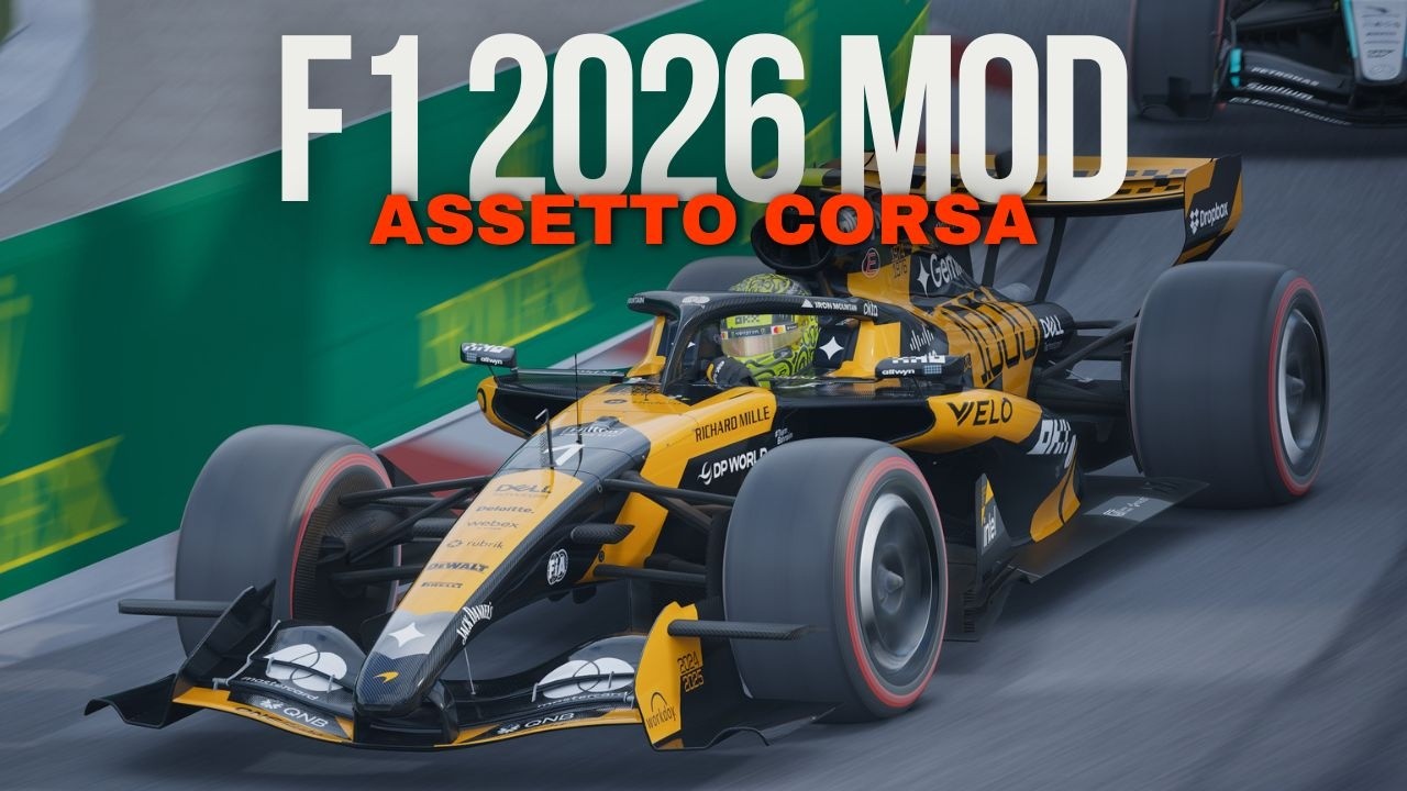 Assetto Corsa F1 2026 Mod 2.6: обновление | Вышли новые ливреи Монако и Барселоны