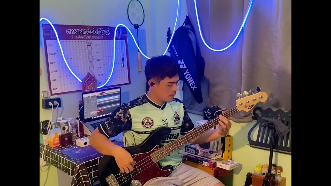 COVER BASS : เพื่อนสนิท (Platonic Love) - Three Man Down Feat. PEEMWASU OF BUS