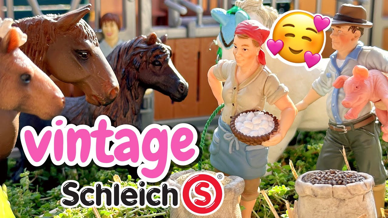 Unboxing RARE VINTAGE Schleich Horses!