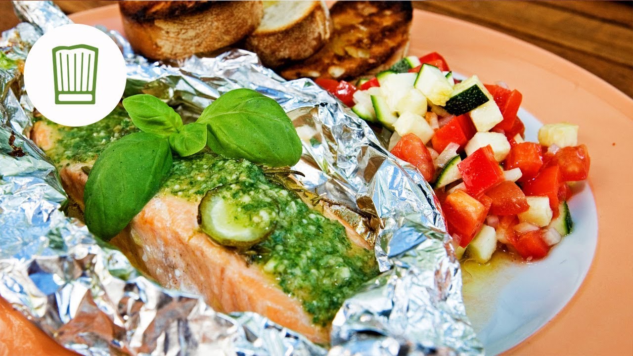 Lachs vom Grill mit Ratatouille | Chefkoch.de
