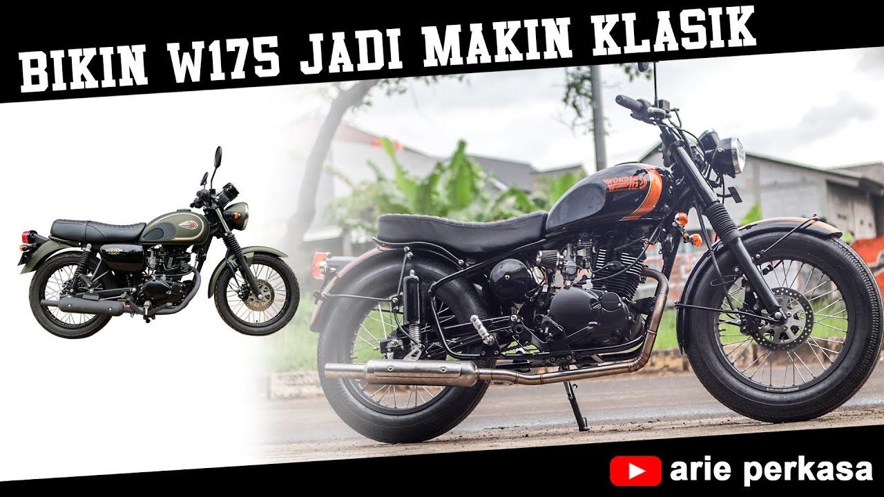 MODIFIKASI W175 JADI ALA BMW!!!