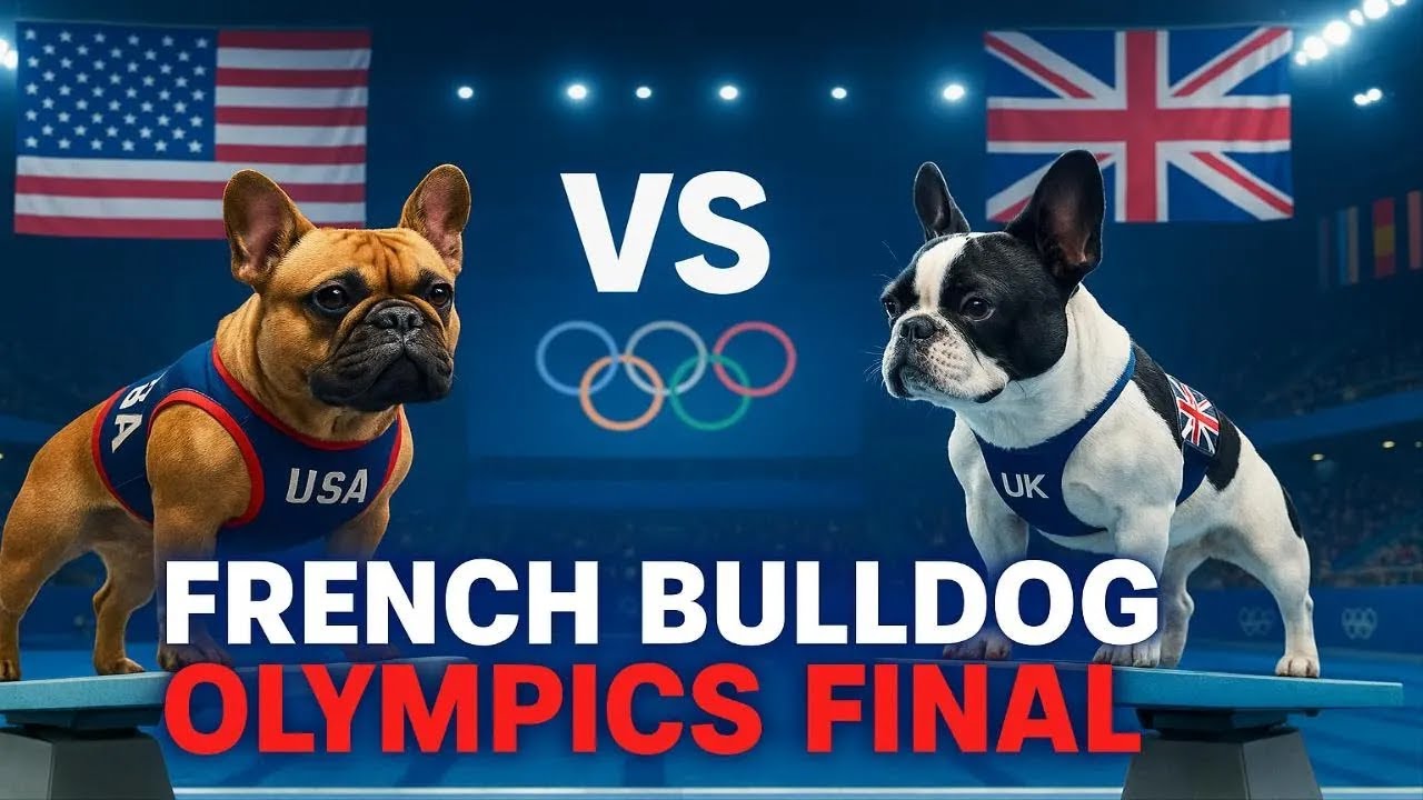 Dog Olympics 2025 | French Bulldogs Gold Medal Dive Showdown! 🥇🐶