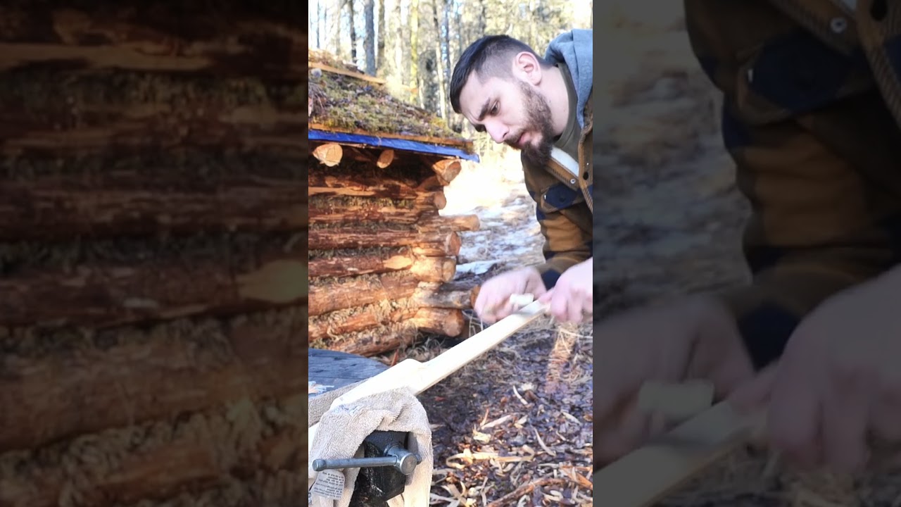 Making a recurve bow from a sapling