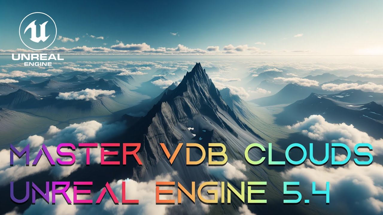 [БЕСПЛАТНЫЙ ПРОЕКТ] Освоение облаков VDB в Unreal Engine 5.4 || Пример VDB включён #unrealengine5