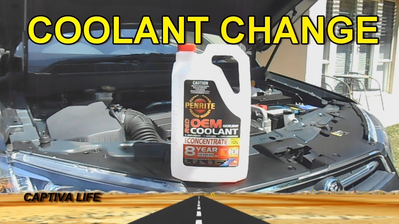 Coolant Change - Holden Captiva LTZ Diesel 2.2L