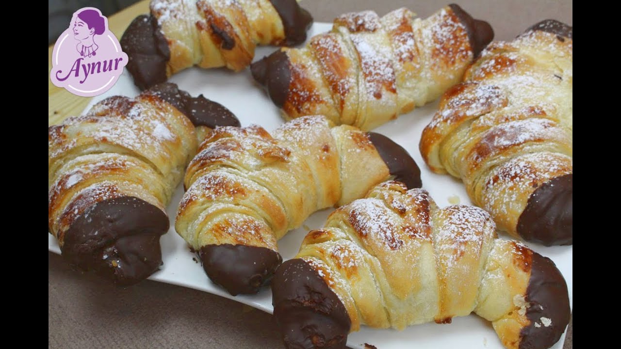 Leckere CROISSANTS wie vom BÄCKER I Das sind die besten Croissants mit Nutella Füllung