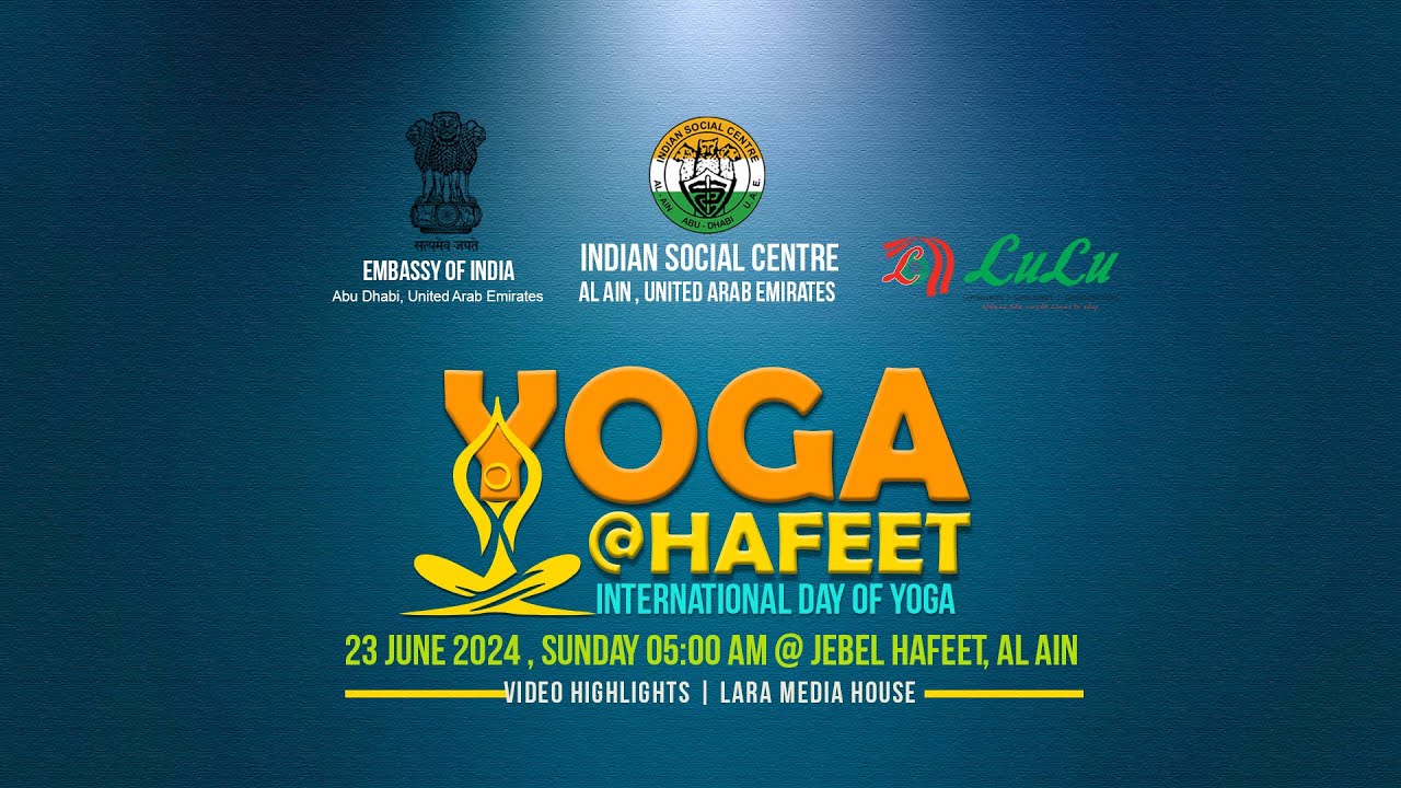 ISC Yoga 2024 I INTERNATIONAL DAY OF YOGA | JEBEL HAFEET | ISC AL AIN