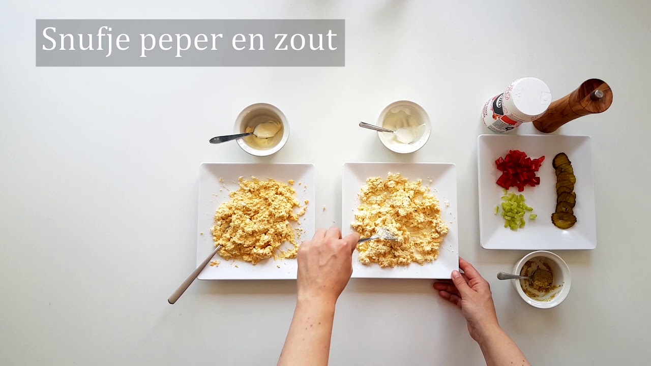 Eiersalade maken | Recept | (NL/BE) | Plezierindekeuken.nl