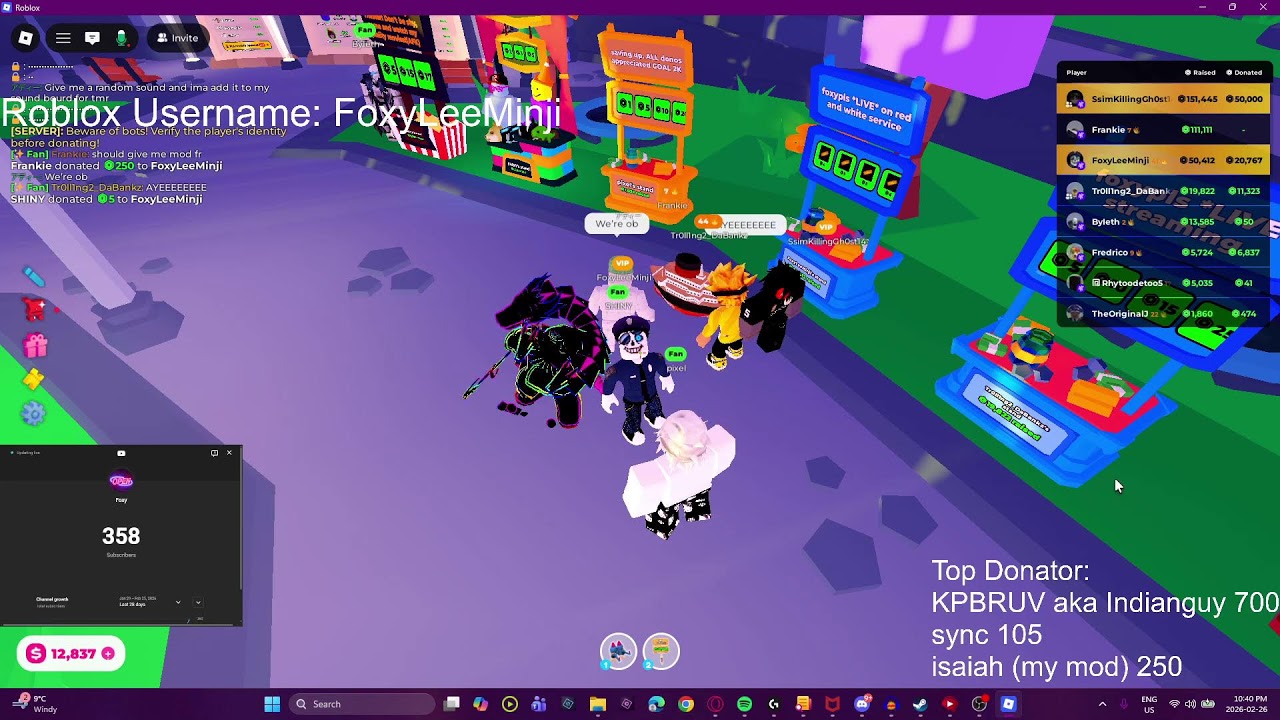 Pls Donate donating to Viewers Live | tryna get TTS to work lol
