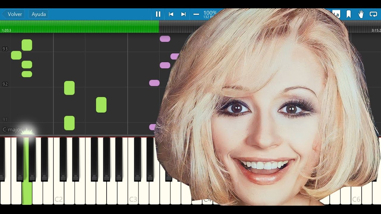 Raffaella Carrà / Hay Que Venir Al Sur / Piano Tutorial