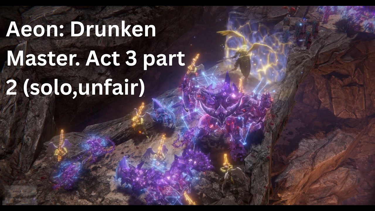 Pathfinder WotR: Solo, Unfair. Drunken Master, Aeon, act3_1