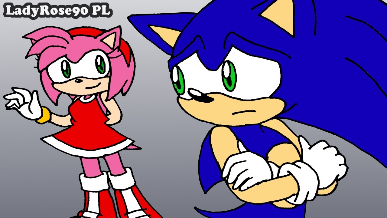 Sonic /Sonamy - Wstyd przed sympatią [comic dub PL]