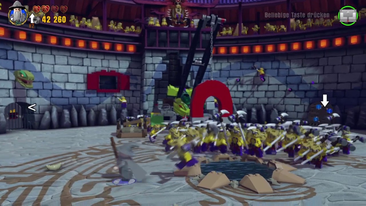 Lego Dimensions - Ultimate Glitch 100x Ninja Clones vs Gandalf