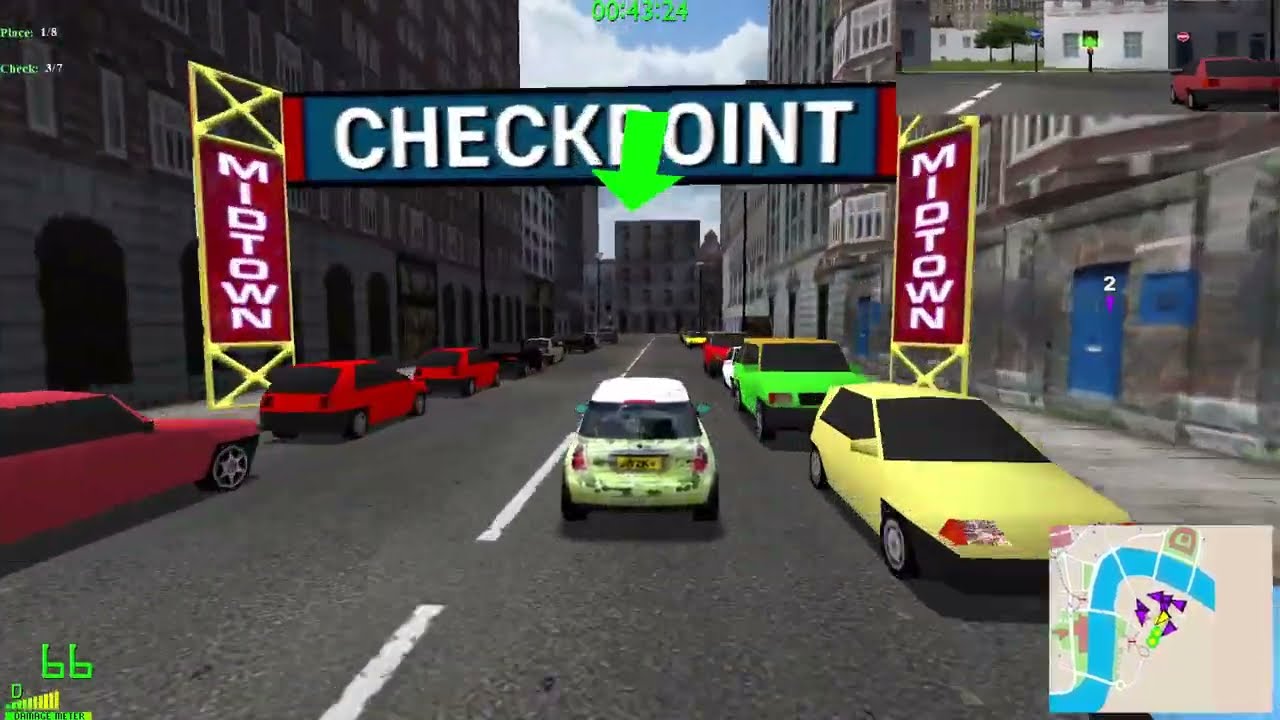 Midtown Madness 2 --London Checkpoint races {Amateur}