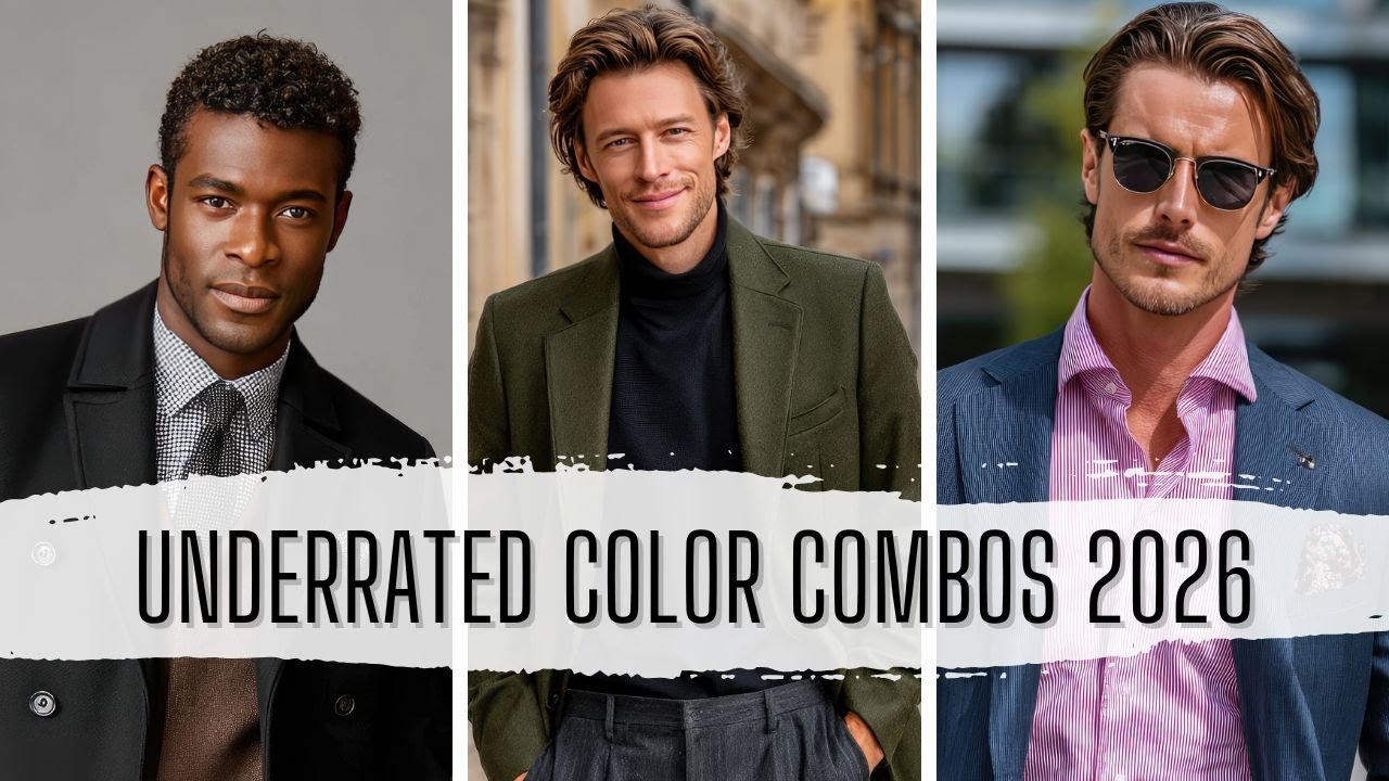 🍷 Men's Fashion 2026: 8 Underrated Color Combos That Make You Look Like a True Gentleman!