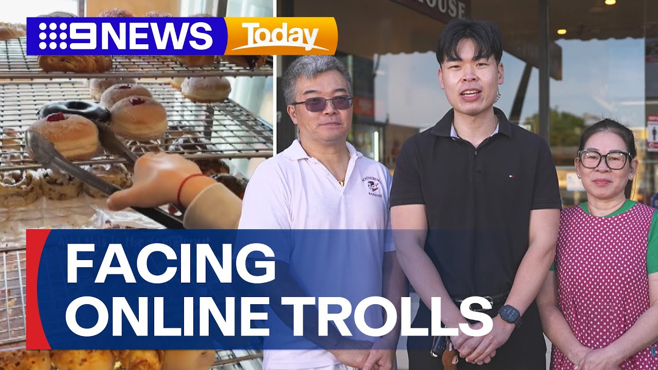 Melbourne family-run bakery fighting back against online trolls | 9 News Australia