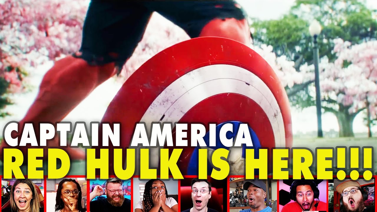 Reactors Reaction To Seeing Red Hulk On Captain America Brave New World Trailer| Mixed Reactions