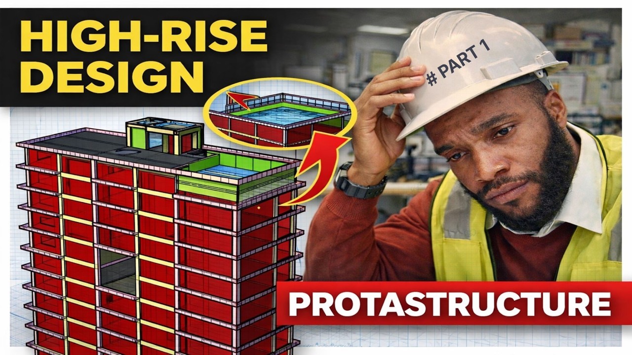 Проектирование высотного здания и бассейна на крыше с использованием ProtaStructure | Полный курс