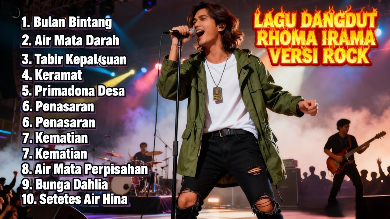 Kompilasi 10 Lagu Rhoma Irama Versi Rockdut Terbaik 2025  Dangdut Rock Metal Viral
