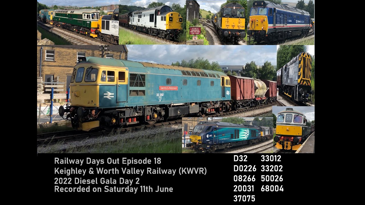 KWVR Diesel Gala Day 2 | Keighley & Worth Valley Railway | Railway Days Out Ep 18 Saturday 11th June