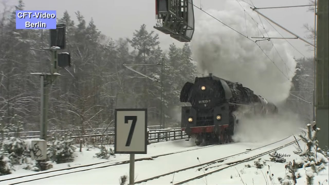Winterbetrieb: Regio, ICE und Dampf