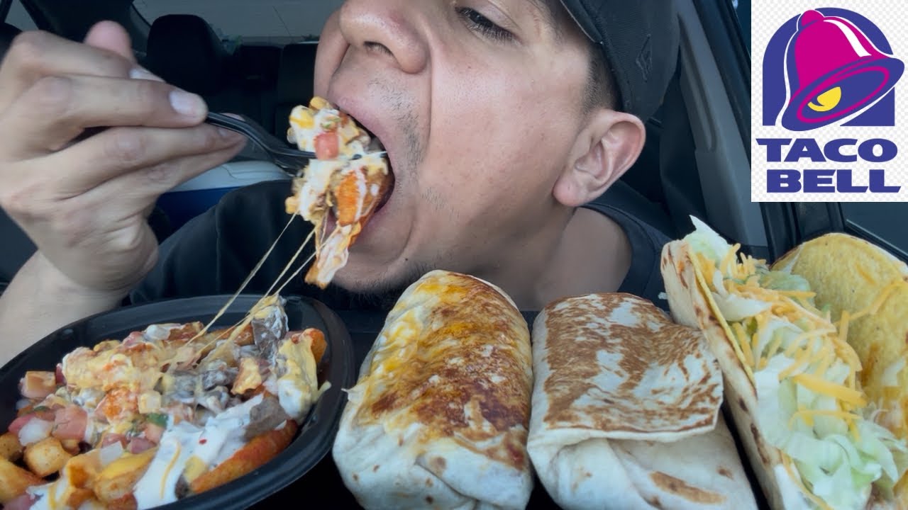 Моя машина попала в аварию / Мукбанг из Taco Bell