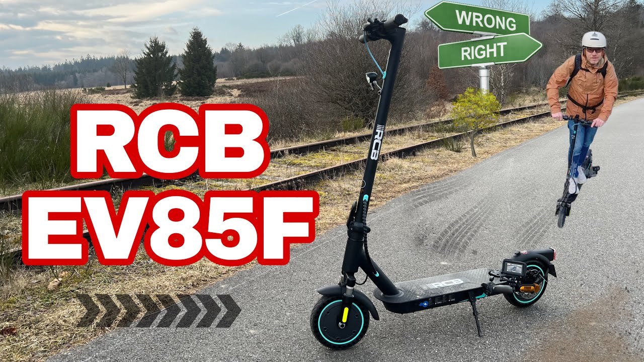 RCB EV85F E Scooter mit ABE Elektroroller mit Straßenzulassung Test Review