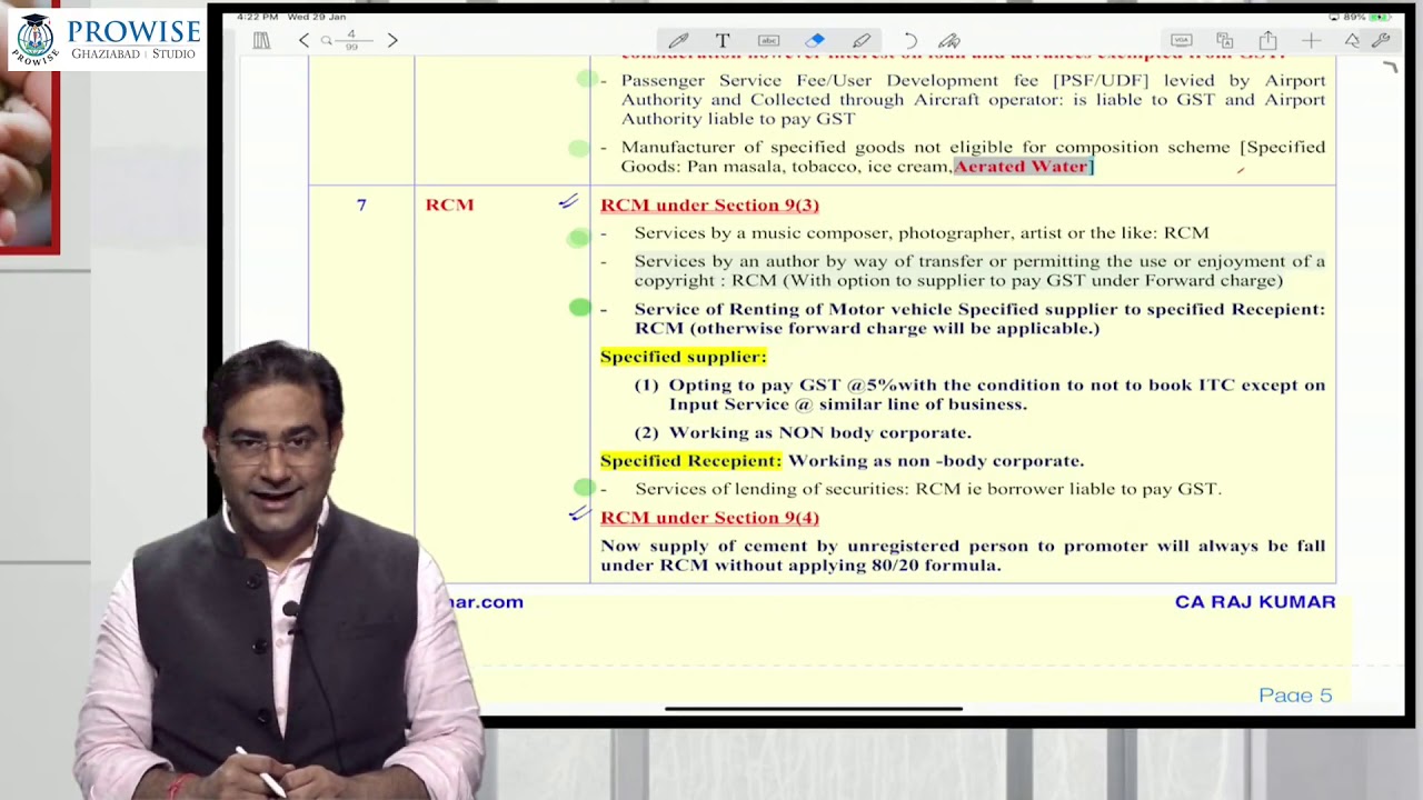 CA Final  For May 2020 Exam Amendment Class : 2