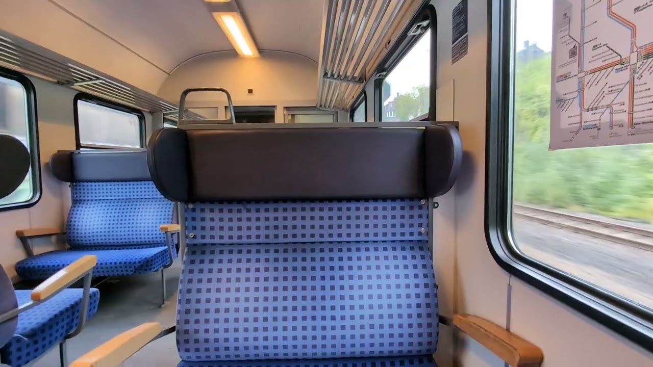 Regionalbahnfahrt Wuppertal in Echtzeit mit Ersatzzug, RE13 (n-Wagen)