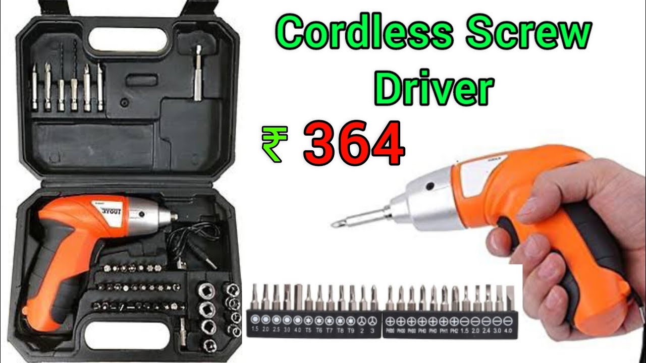 Cordless Screwdriver | cheapest cordless Screwdriver Unboxing @TechnoTopics