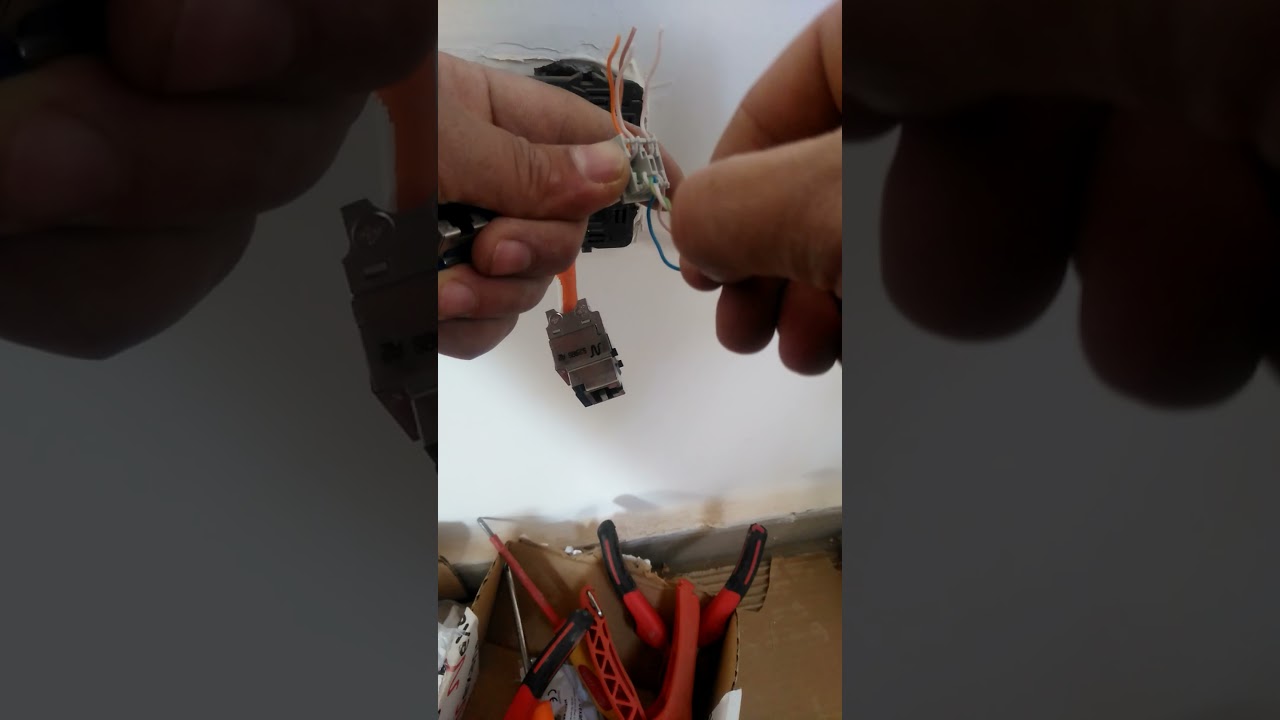 brassage de prise rj45 nexans