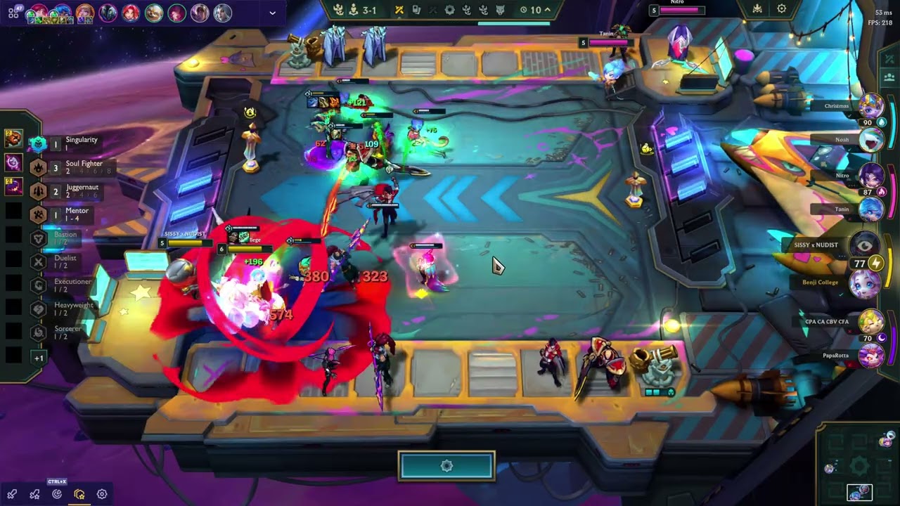 3 Star Jinx Carry | Double Up Victory | TFT Set 15.5