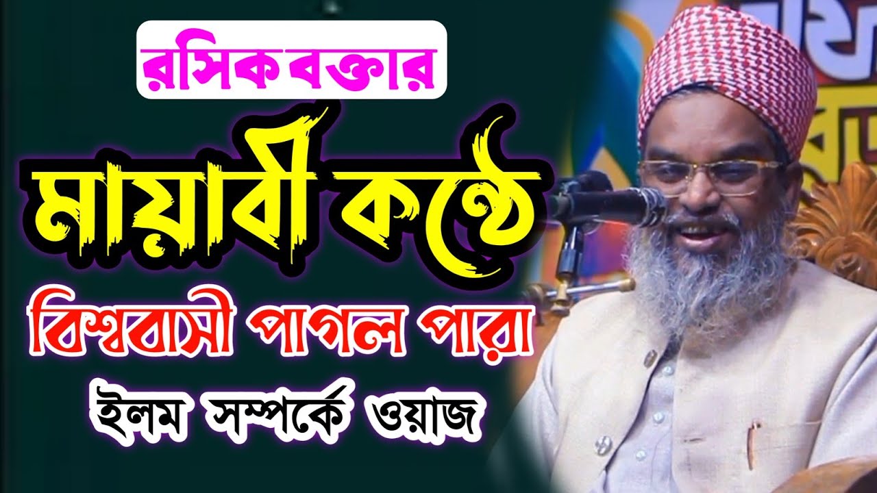 রসিক বক্তার মায়াবী কন্ঠে বিশ্ববাসী পা*গল পারা | আল্লামা মেরাজুল হক কাসেমী | ইলম সম্পর্কে ওয়াজ