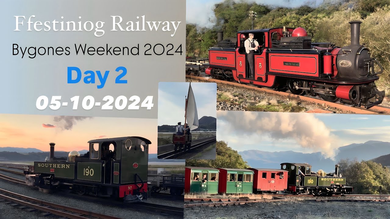Ffestiniog Railway, BYGONES WEEKEND 2024, Day 2 Saturday 5th October 2024