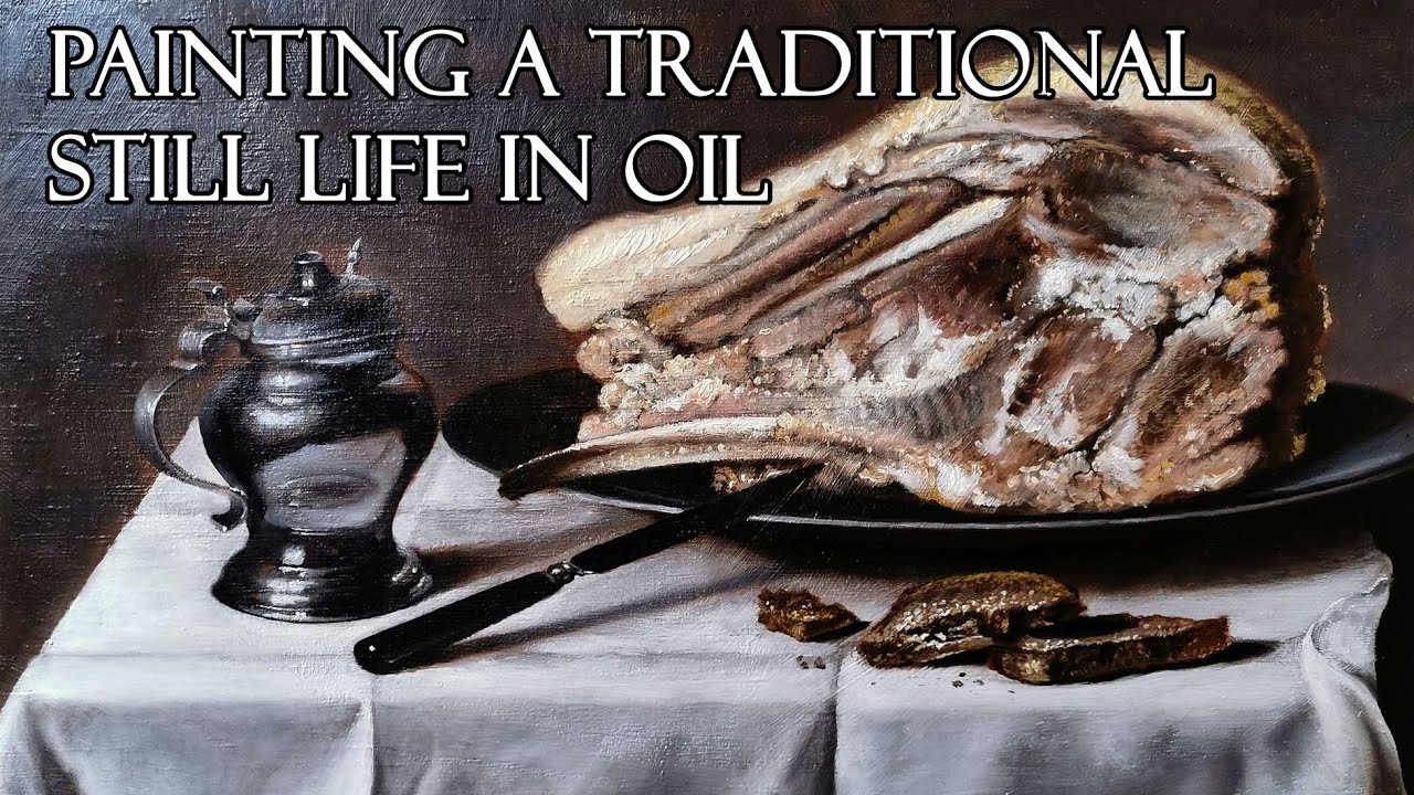 Painting a traditional Still Life in oil