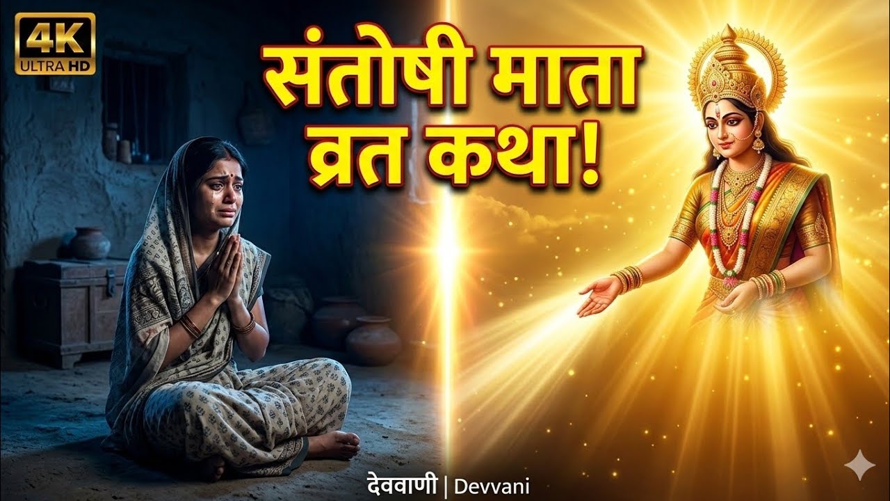 शुक्रवार संतोषी माता व्रत कथा | Friday Vrat Katha With Udyapan Vidhi 🌼🙏 Devvani | देववाणी 