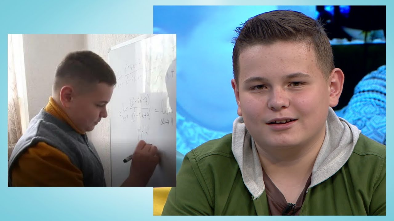 13 vjecari gjeni ne matematike dhe fizike,i jep mesim studenteve ne Universitet- Vizioni i Pasdites