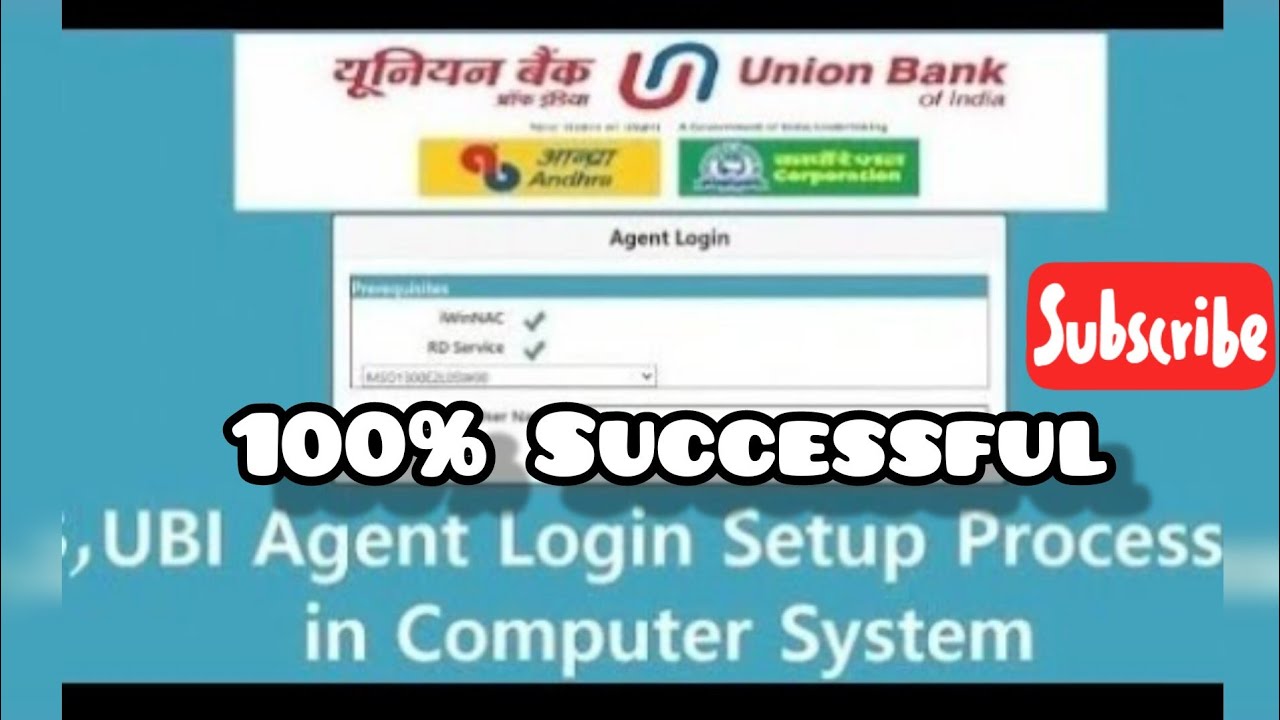 UBI kiosk Agent login | 💯% solved new process| #bcbanking | Technical informedia