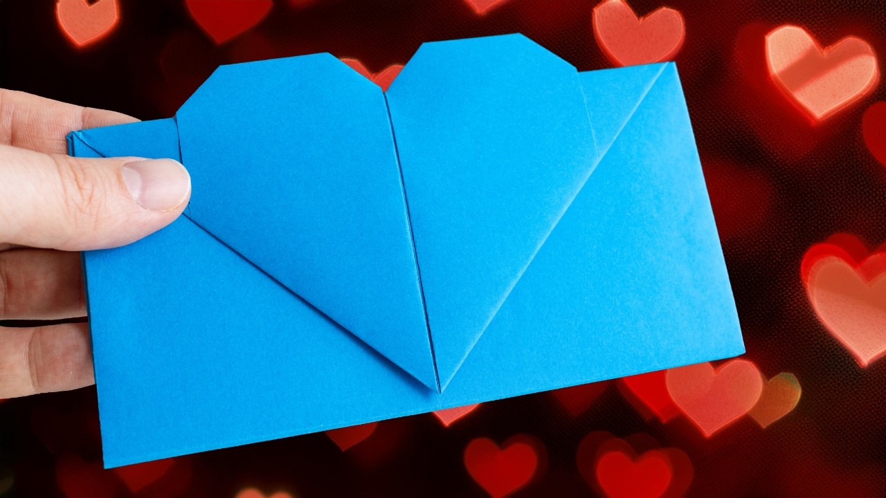 DON'T BE BORING: Create An Origami Heart Envelope For Your Wedding Gift!